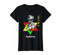 Marcus Mosiah Garvey, Jamaican National Hero, Inspirational Value Graphic T-Shirt, Women, Black, L