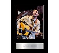 Marcus Mumford Pre Printed Signature Signed Mounted Photo Display #11 Printed Autograph Picture 10x8 Inch Mount