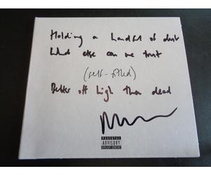 MARCUS MUMFORD SELF TITLED SIGNED CD WITH HIS HANDWRITTEN SONG LYRICS ..8 DIFF
