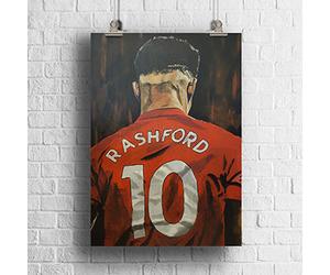 Marcus Rashford Original Artwork A3 Print
