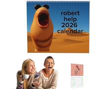 Marcus The Worm 2026 Wall Calendar,Funny vrs Chat Meme Gift, 12 Month Humorous Planner,Robert The bugss,Robert Worm Hanging Wall Calendar, Perfect For Home Or Office