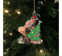 Marcus The Worm Meme Christmas Ornament, Funny Holiday Christmas Tree Decoration, Internet Humor Gift for Gamer, Meme Xmas Decoration (Style B)