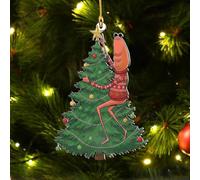 Marcus The Worm Meme Christmas Ornament, Funny Holiday Christmas Tree Decoration, Internet Humor Gift for Gamer, Meme Xmas Decoration (Style A)