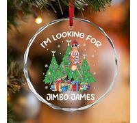 Marcus The Worm Meme Christmas Ornament, Funny Holiday Christmas Tree Decoration, Internet Humor Gift for Gamer, Meme Xmas Ornament (E)