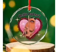 Marcus The Worm Meme Christmas Ornament, Funny Holiday Christmas Tree Decoration, Internet Humor Gift for Gamer, Meme Xmas Ornament (D)