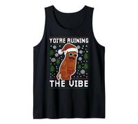 Marcus The Worm Ugly Sweater Christmas Tank Top