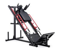 Marcy Commercial-Style Hack Squat & Leg Press Machine - Heavy-Duty Dual Function Lower Body Strength Training Equipment with Safety Stops for Home Gym