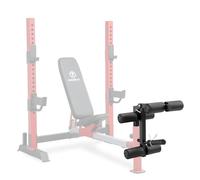 Marcy Deluxe Olympic Weight Bench with Adjustable Back & Bar Catch & Optional Arm Curl, Leg Developer, Lat Tower Attachments (Sold Separately), Personal Home Gym for Strength Training, Weightlifting