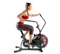 Marcy Fan Exercise Bike with Air Resistance System - Red and Black - NS-1000