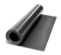 Marcy Fitness Equipment Mat and Floor Protector for Treadmills, Exercise Bikes, and Accessories Mat-366 (78" x 36" x 0.25" Thickness), Black