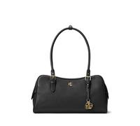 Marcy Leather Shoulder Bag Black