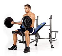 Marcy MWB-36780b Starter Weight Bench with 35kg Weight Set