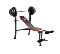 Marcy Pro PM2084 Standard Weight Bench with 45kg Weight Set