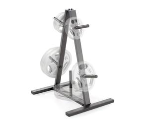 Marcy Standard Weight Plate Tree for 1-Inch Plates for Home Gym, PT-5733, Black, 300 lb. Max. Capacity