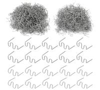 Mardatt 1000Pcs Plastic Welding Staples Kit, 0.6mm 0.8mm 304 Stainless Steel Wave Hot Staples Welding Rods for Car Machine Repair, Beginners, Dashboards Lamp Holders Rings Daily Supplies