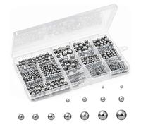Mardatt 1085PCS 13 Sizes Metric Precision Bearing Steel Ball Assortment Kit, 2mm 2.5mm 3mm 3.5mm 4mm 4.5mm 5mm 5.5mm 6mm 7mm 8mm 9mm 10mm Bicycle Bearing Balls