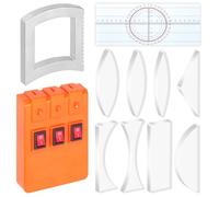 Mardatt 11Pcs Physics Optical Experiment Set Age 12+, Reflector Refraction Triangular Prism, Convex Lens & Concave Lens, Three Way Laser Light Source, Physical Optics Sets Physical Optical Teaching
