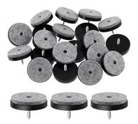 Mardatt 20Pcs Screw on Felt Chair Pads, Non Slip Felt Furniture Pads with Screw Felt Pads for Furniture Floor Chair Leg Protectors Furniture Sliders for Hardwood Tile Floors - 38mm/ 1.49"