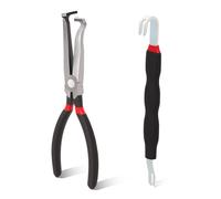 Mardatt 2PCS Electrical Disconnect Pliers, Double-Ended Automotive Connector Disconnect Pliers, Straight Separator Electrical Connector Tools Kit for Air Flow Sensors Fuel Injectors