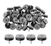 Mardatt 40Pcs Screw on Felt Chair Pads, Non Slip Felt Furniture Pads with Screw Felt Pads for Furniture Floor Chair Leg Protectors Furniture Sliders for Hardwood Tile Floors - 24mm/ 0.94"
