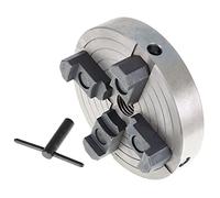 marddpair 6 Inch 4-Jaws Wood Lathe Chuck, 1 x 8 TPI Thread with Independently Adjustable Reversible Jaws