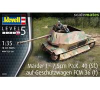 Marder I on Fcm 36 Base Tank 1:35 Plastic Model Kit Revell