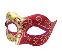 Mardi For Men Golden And Green For Party Women Masquerade Costume Party Accessory Little Beauty Eye Painted Gold Half Face High Grade Prom Decoration Terrifier Costume Adult(C3,One Size)