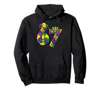 Mardi Gras 67 Six Seven 6 7 Brainrot Meme Men Women Kids Pullover Hoodie