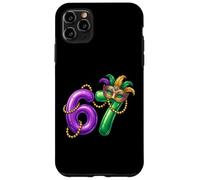 Mardi Gras 67 Six Seven Trend Masquerade Beads Carnival Case for iPhone 11 Pro Max