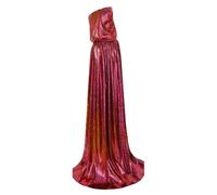 Mardi Gras Adult Full Length Cloak Halloween Witch Costume Cloak Dressing Gowns for Women - Mardi Gras Full Length Cloak for Halloween Party Dress Up
