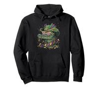 Mardi Gras Alligator Carnival Costume New Orleans Men Boys Pullover Hoodie