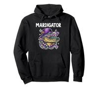 Mardi Gras Alligator MARDIGATOR Pullover Hoodie