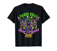 Mardi Gras Beads Coins New Orleans 2019 Costume Party Shirt