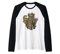 Mardi Gras Boo Sheets 67 Meme Ghost Purple Green Carnival Raglan Baseball Tee