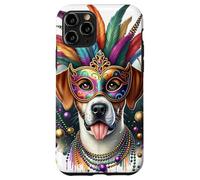 Mardi Gras Braque Francais Pyrenean Dog Case for iPhone 11 Pro