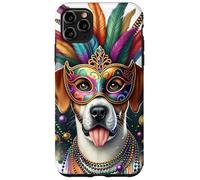 Mardi Gras Braque Francais Pyrenean Dog Case for iPhone 11 Pro Max