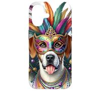 Mardi Gras Braque Francais Pyrenean Dog Case for iPhone 17