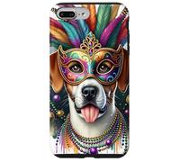 Mardi Gras Braque Francais Pyrenean Dog Case for iPhone 7 Plus/8 Plus