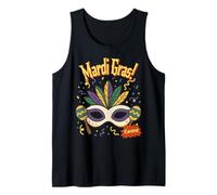 Mardi Gras Carnival Mask Costume Celebration Rio Brazil Tank Top