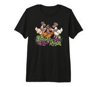 Mardi Gras Chicken Run Chicken Chase Fat Tuesday Carnival Premium T-Shirt
