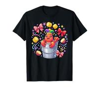 Mardi Gras Crawfish Boil Cute Kawaii Cajun Seafood Lover T-Shirt