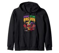 Mardi Gras Crawfish Come At Me Beaux Carnival Men Women Kids Zip Hoodie