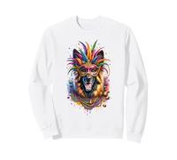 Mardi Gras Dutch Shepherd Dog Sweatshirt