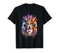 Mardi Gras Entlebucher Mountain Dog T-Shirt