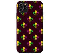 Mardi Gras Fleur de Lis Vintage Purple Case for iPhone 11 Pro Max