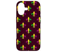 Mardi Gras Fleur de Lis Vintage Purple Case for iPhone 17