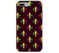 Mardi Gras Fleur de Lis Vintage Purple Case for iPhone 7 Plus/8 Plus