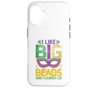Mardi Gras I Like Big Beads Cannot Lie Funny Men Women Case for iPhone 16