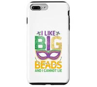 Mardi Gras I Like Big Beads Cannot Lie Funny Men Women Case for iPhone 7 Plus/8 Plus