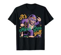 Mardi Gras Jersey Bigfoot Mardi Gras Costume Mens Mardi Gras T-Shirt